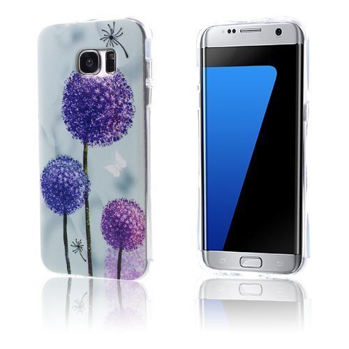 Westergaard Samsung Galaxy S7 Edge Ilmatyyny Tpu Kuori Violetit Voikukat