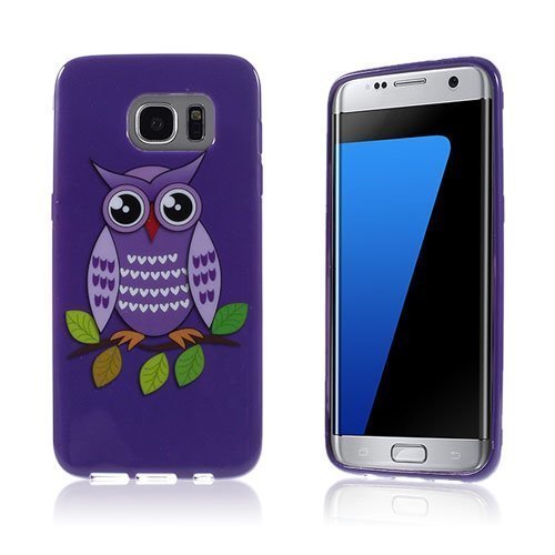 Westergaard Samsung Galaxy S7 Edge Kuori Violetti Pöllö