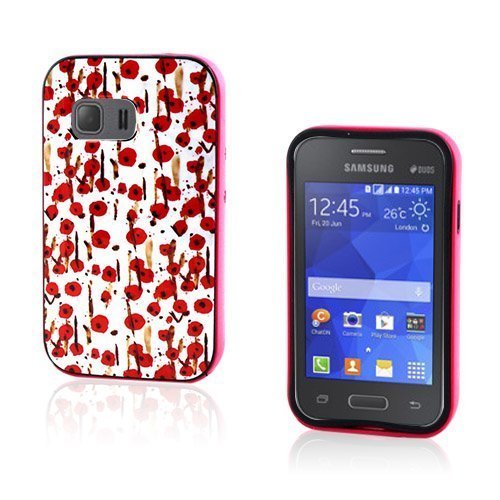 Westergaard Samsung Galaxy Young 2 Suojakuori Punaiset Kukat