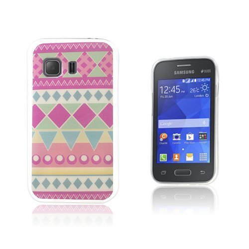 Westergaard Samsung Galaxy Young 2 Suojakuori Vaaleanpunainen Geometrinen Kuvio