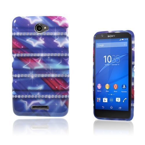 Westergaard Sony Xperia E4 Suojakuori Sparkling Stars Ja Diamonds