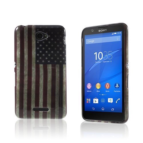 Westergaard Sony Xperia E4 Tpu Kuori Vanhanaikainen Amerikan Lippu