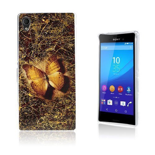 Westergaard Sony Xperia M4 Aqua Kuori Kultainen Perhonen