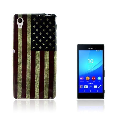 Westergaard Sony Xperia M4 Aqua Kuori Vanhanaikainen Amerikan Lippu