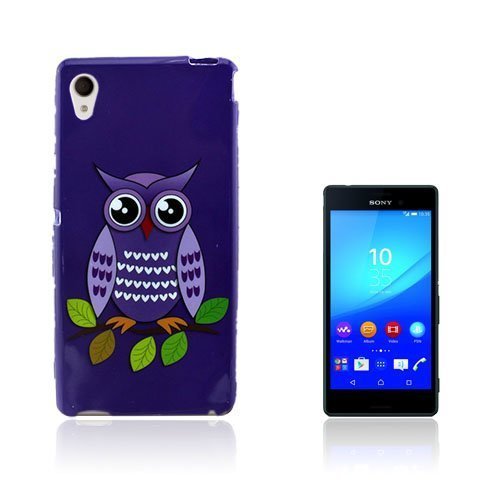 Westergaard Sony Xperia M4 Aqua Kuori Violetti Pöllö