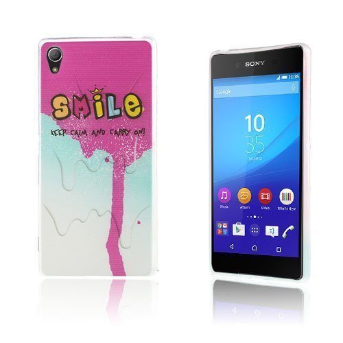 Westergaard Sony Xperia Z3+ Kuori Hymyile Kuuma Pinkki Taustalla