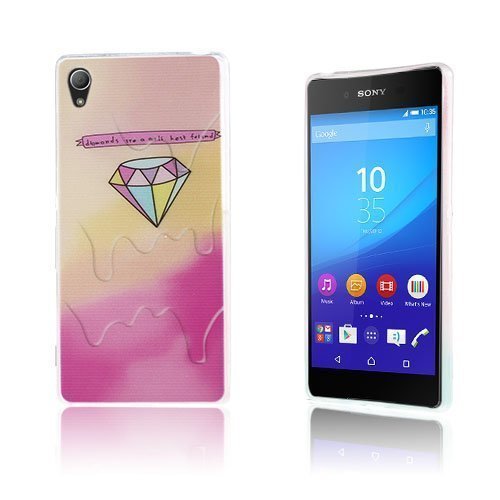 Westergaard Sony Xperia Z3+ Kuori Sitaatti Ja Väritetty Timantti