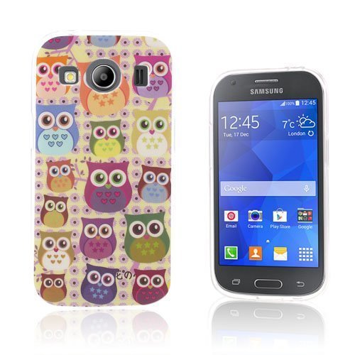 Westergaard Tpu Kuori Samsung Galaxy Ace 4 Puhelimeen Useita Pöllöjä
