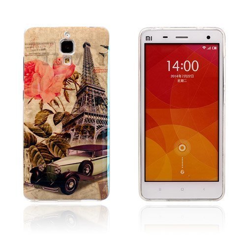 Westergaard Xiaomi Mi 4 Suojakuori Eiffel-Torni Ja Kukat
