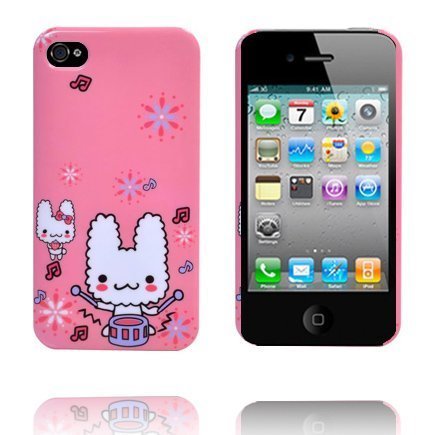 White Rabbit Pinkki Taivas Iphone 4s Suojakuori