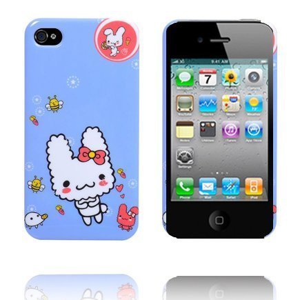 White Rabbit Vaaleansininen Taivas Iphone 4s Suojakuori