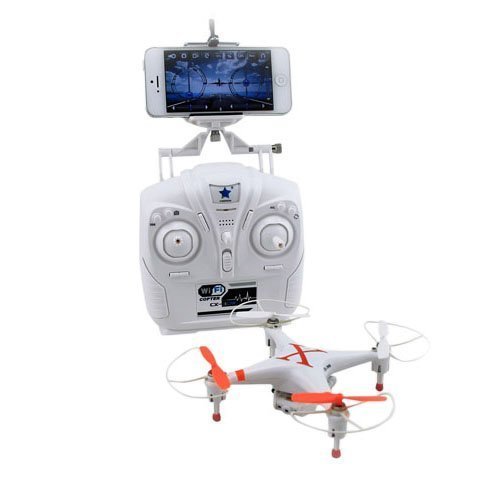 Wifi Kauko Ohjattava Quad Kopteri 3d Pyörivä Kamera Ja Gyroskooppi Oranssi