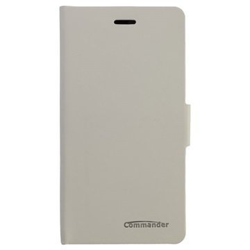 Wiko Getaway Commander Smart Book Wallet Case White