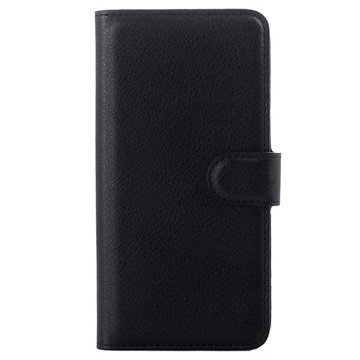 Wiko Highway Signs Textured Wallet Case Black