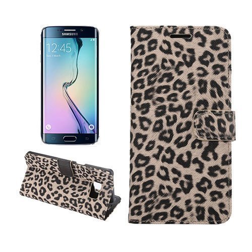 Wildlife Samsung Galaxy S6 Edge Plus Nahkakotelo Ruskea