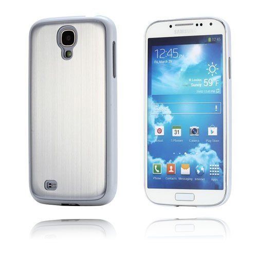 Wire Metal Hopea / Valkoinen Samsung Galaxy S4 Suojakuori