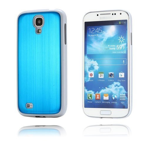 Wire Metal Sininen / Valkoinen Samsung Galaxy S4 Suojakuori