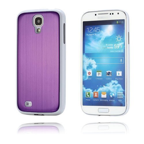 Wire Metal Violetti / Valkoinen Samsung Galaxy S4 Suojakuori