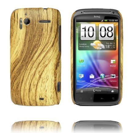 Wood Look Ruskea Htc Sensation Suojakuori