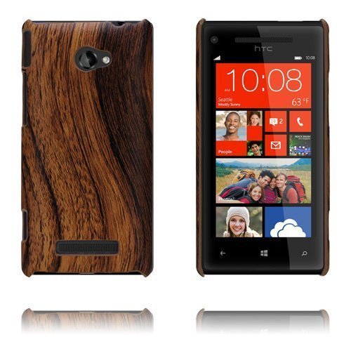 Woody Ruskea Htc 8x Suojakuori