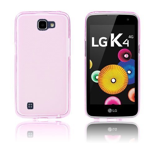 Wulff Kaksipuolinen Tpu Kuori Lg K4 Puhelimelle Pinkki