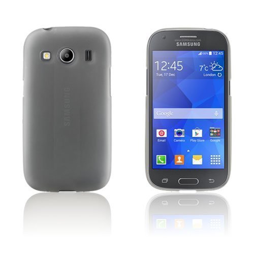 Wulff Matta Tpu Kuori Samsung Galaxy Ace 4 Puhelimeen Valkoinen