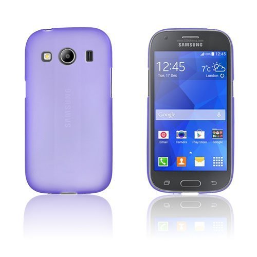 Wulff Matta Tpu Kuori Samsung Galaxy Ace 4 Puhelimeen Violetti