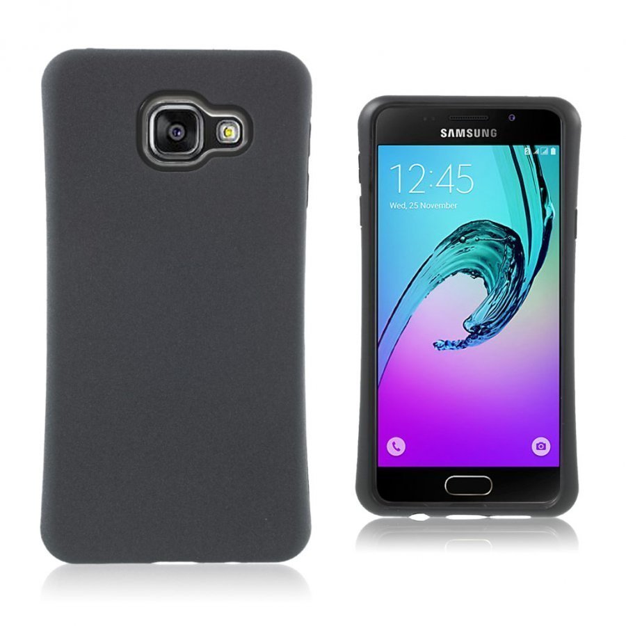 Wulff Samsung Galaxy A3 2016 Matta Kuori Harmaa