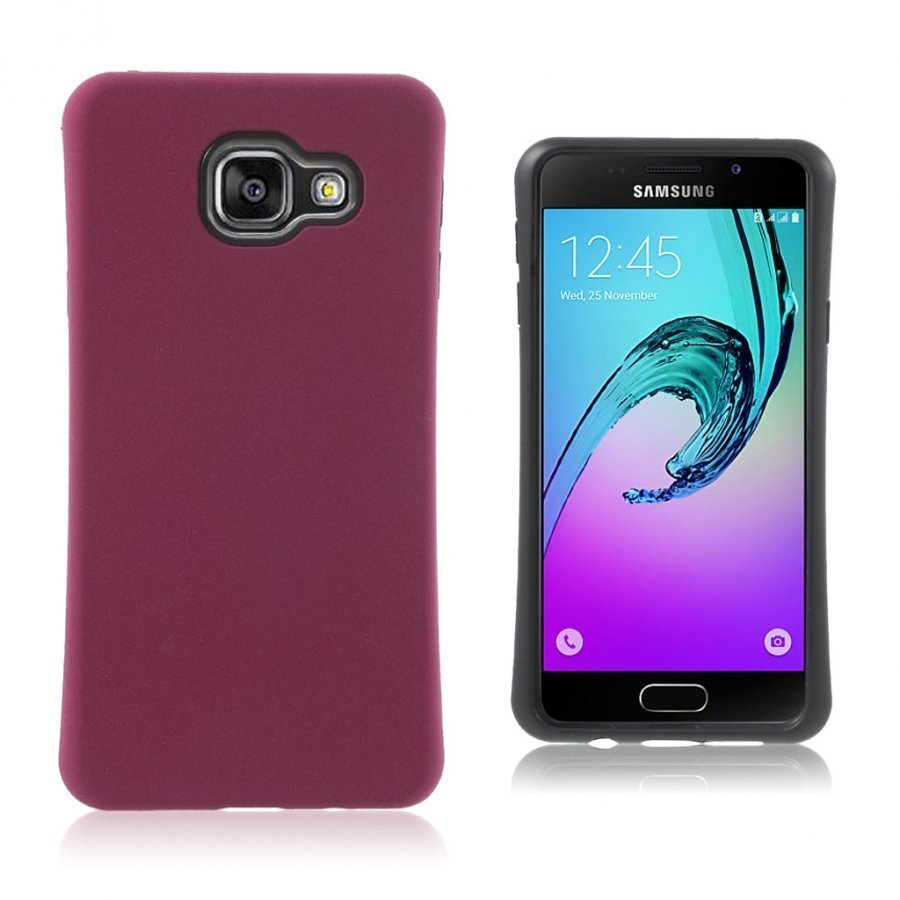 Wulff Samsung Galaxy A3 2016 Matta Kuori Kuuma Pinkki