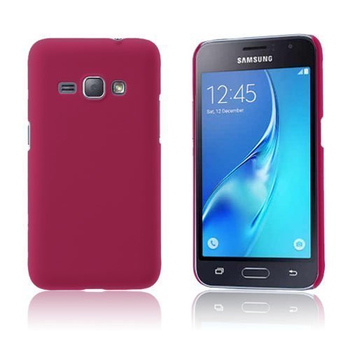 Wulff Samsung Galaxy J1 2016 Muovikuori Tumma Pinkki