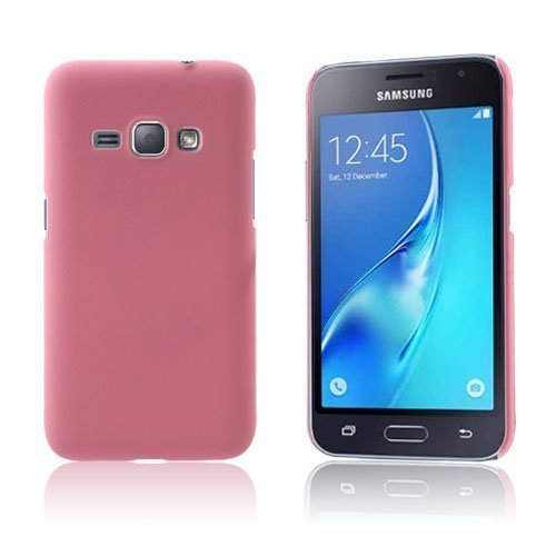 Wulff Samsung Galaxy J1 2016 Muovikuori Vaalea Pinkki