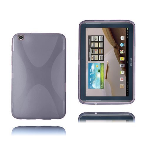 X-Line Harmaa Läpikuultava Samsung Galaxy Tab 3 Plus 8.0 Suojakuori