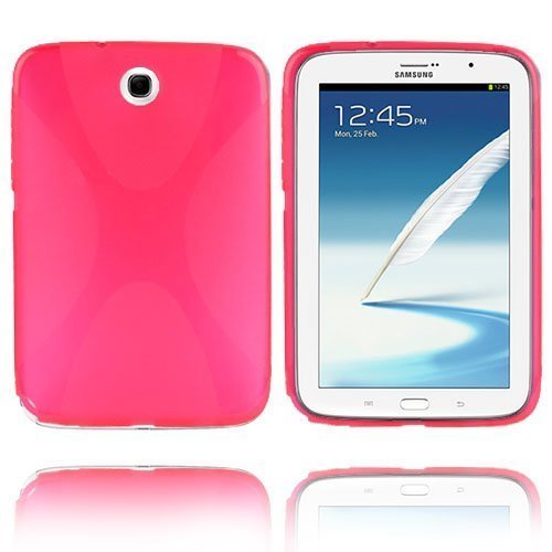 X-Line Pinkki Samsung Galaxy Note 8.0 Suojakuori