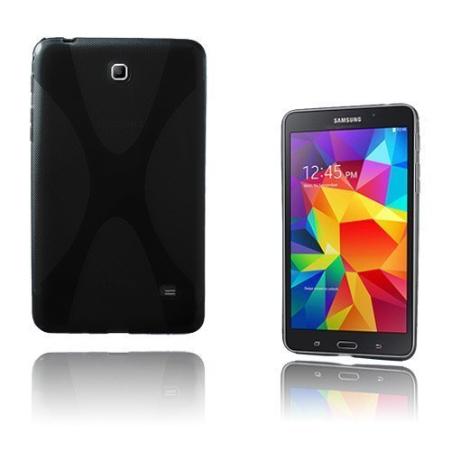 X-Style Musta Samsung Galaxy Tab 4 7.0 Suojakuori