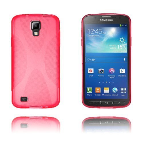 X-Style Punainen Samsung Galaxy S4 Active Suojakuori