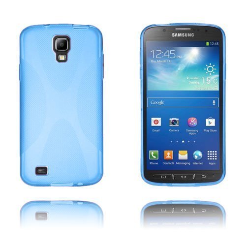 X-Style Sininen Samsung Galaxy S4 Active Suojakuori