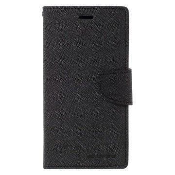 Xiaomi Redmi Note 3 Mercury Goospery Fancy Diary Wallet Case Black