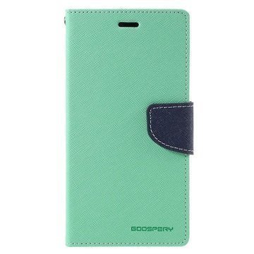 Xiaomi Redmi Note 3 Mercury Goospery Fancy Diary Wallet Case Cyan