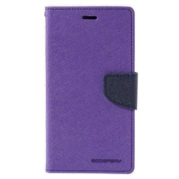 Xiaomi Redmi Note 3 Mercury Goospery Fancy Diary Wallet Case Purple