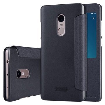 Xiaomi Redmi Note 4 Nillkin Sparkle View Flip Case Black