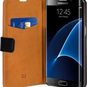 Xqisit Slim Wallet Selection Samsung Galaxy S7 Edge Black