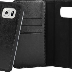 Xqisit WalletCase Eman Samsung Galaxy S6 Edge Black