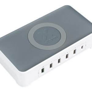 Xtorm Wireless Qi Power Hub/Qc 3.0/Usb C/5xusb