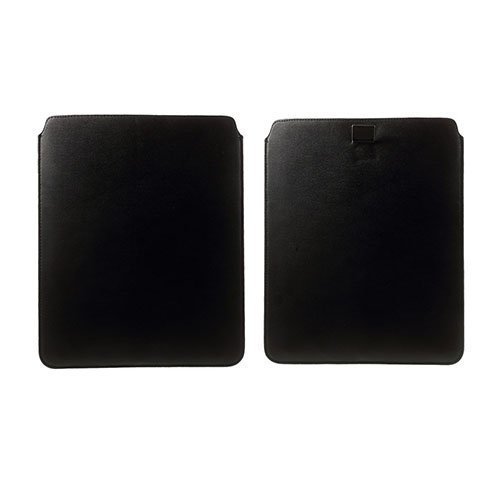 Yleismallinen Nahkakotelo Tableteille 24.5 X 19cm Musta