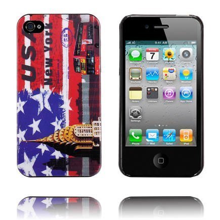 Your Nation Usa New York Torni Iphone 4 / 4s Suojakuori