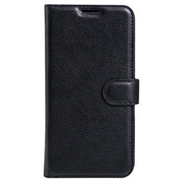ZTE Axon 7 Textured Wallet Case Black