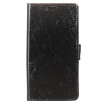 ZTE Blade L5 Plus Classic Wallet Case Black