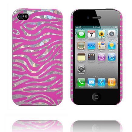 Zebra Colors Pinkki Iphone 4s Suojakuori