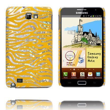 Zebra Keltainen Samsung Galaxy Note Suojakuori