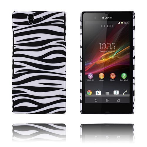 Zebra Mustavalkoinen Sony Xperia Z Suojakuori